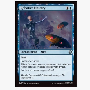 牌客窝 万智牌 精研机械 Robotics Mastery 银 蓝