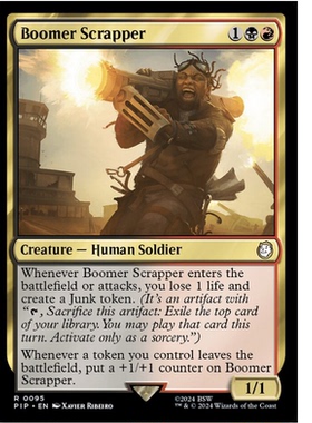 牌客窝 万智牌  爆炸品拆解专家 Boomer Scrapper 金 多 闪