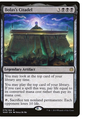 牌客窝 万智牌  波拉斯尊殿 Bolas's Citadel 金 黑