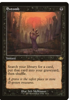 牌客窝 万智牌  入土  Entomb 金 黑 闪