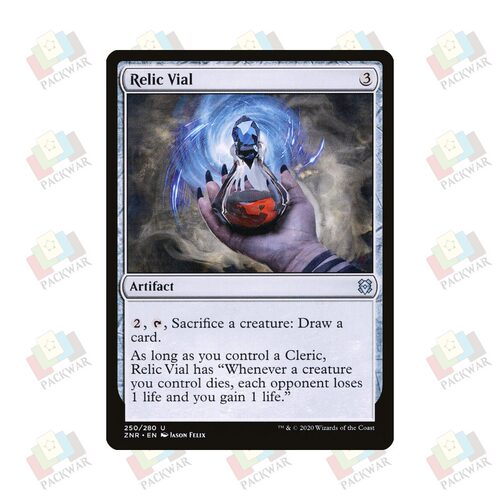 牌客窝 万智牌 遗宝秘瓶 Relic Vial 银 无色 闪