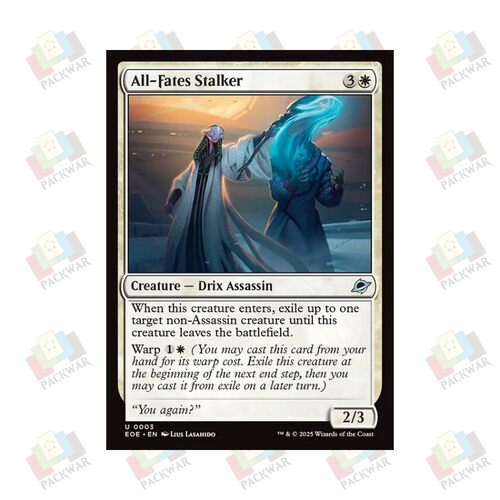 牌客窝 万智牌 封命潜行客 All-Fates Stalker 银 白 闪
