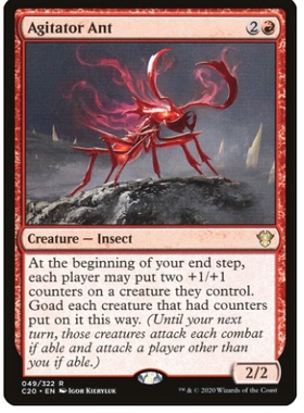 牌客窝 万智牌  煽动蚁  Agitator Ant  金 红