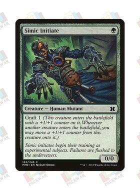 牌客窝 万智牌 析米克新手 Simic Initiate 铁 绿 闪