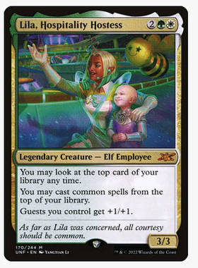 牌客窝 万智牌 Lila, Hospitality Hostess 秘稀 多色