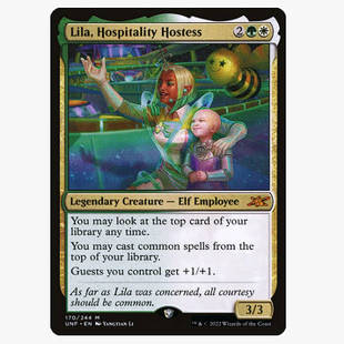 牌客窝 万智牌 Lila, Hospitality Hostess 秘稀 多色