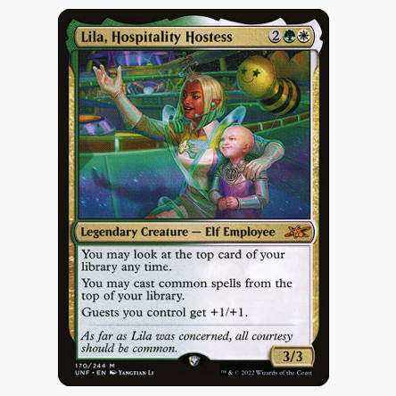 牌客窝 万智牌 Lila, Hospitality Hostess 秘稀 多色
