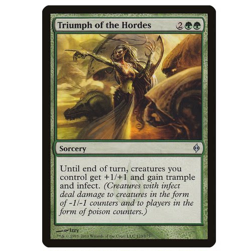 牌客窝 万智牌 大军获胜 Triumph of the Hordes 银 绿