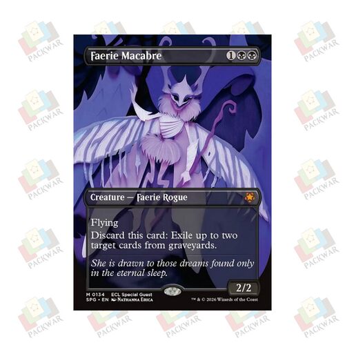 牌客窝 万智牌 渡亡仙灵 Faerie Macabre 铁 黑 闪