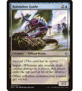 牌客窝 万智牌 毁灭向导 Ruination Guide 银 蓝 简中 BFZ