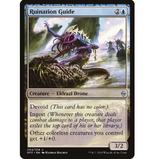 牌客窝 万智牌 毁灭向导 Ruination Guide 银 蓝 简中 BFZ