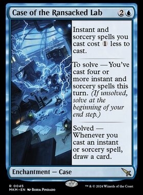 牌客窝 万智牌 实验乱室案 Case of the Ransacked Lab  金 蓝 闪