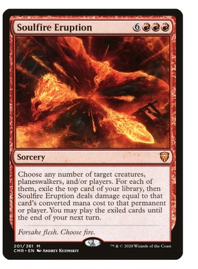 牌客窝 万智牌  魂火爆发  Soulfire Eruption 秘稀 红