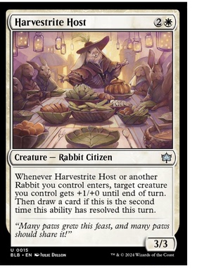牌客窝  万智牌 收成祭东主  Harvestrite Host  银 白色