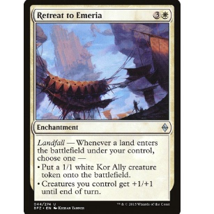 牌客窝 万智牌 撤往伊美黎 Retreat to Emeria 银 白色