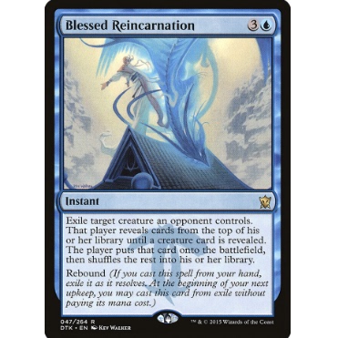 牌客窝 万智牌  受福转生  Blessed Reincarnation  金 蓝