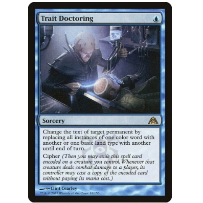 牌客窝 万智牌 特性治疗 Trait Doctoring 金 蓝