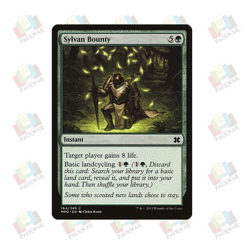 牌客窝  万智牌  森林的恩赐 Sylvan Bounty 铁 绿
