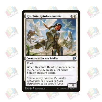 牌客窝 万智牌 坚定援兵 Resolute Reinforcements 银 白 闪