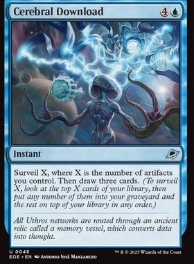 牌客窝 万智牌 脑力下载 Cerebral Download 银 蓝色