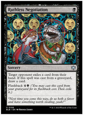 牌客窝 万智牌 无情协商 Ruthless Negotiation 银 黑