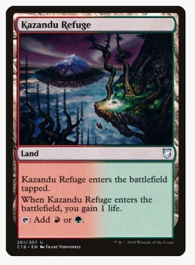 牌客窝 万智牌 卡赞度避难所 Kazandu Refuge 银 地