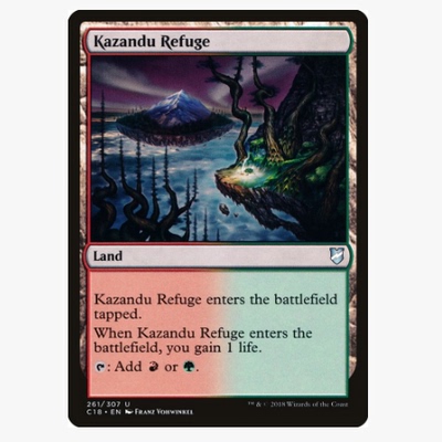 牌客窝 万智牌 卡赞度避难所 Kazandu Refuge 银 地