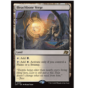 牌客窝 万智牌 皓骨边陲 Bleachbone Verge 金 地