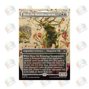 牌客窝 万智牌 跃动新春贝萨 Beza, the Bounding Spring 秘稀 白