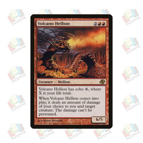 牌客窝 万智牌 熔岩口地狱兽 Volcano Hellion 金 红 闪