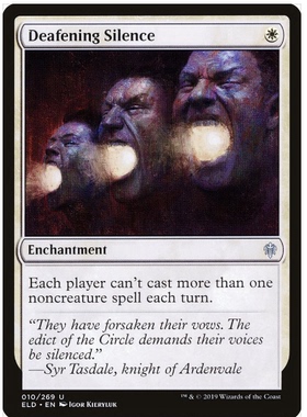 牌客窝 万智牌  震撼寂静 Deafening Silence 银 白 闪