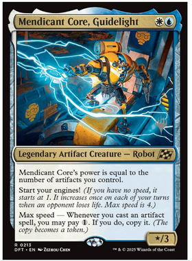 万智牌 循光械济缘核心 Mendicant Core, Guidelight 金 多