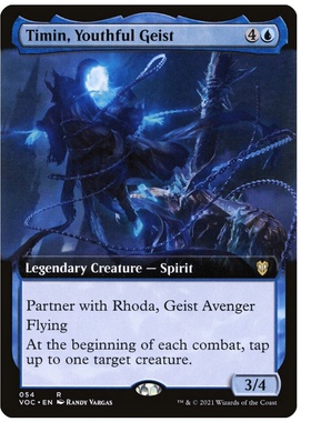 牌客窝 万智牌 年幼游魂提敏 Timin,Youthful Geist  金 蓝