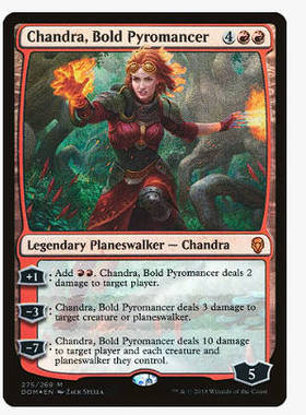 牌客窝 万智牌 舞焰勇将茜卓 Chandra, Bold Pyromancer 秘稀 红