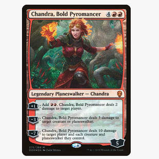 Chandra 舞焰勇将茜卓 Bold Pyromancer 红 牌客窝 秘稀 万智牌
