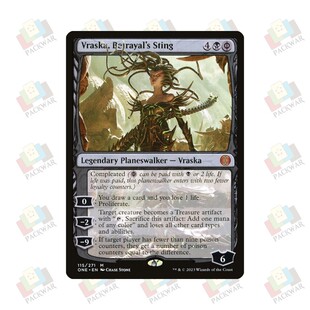 牌客窝 万智牌 背叛毒刺瓦丝卡 Vraska, Betrayal's Sting 秘 黑