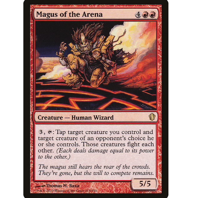 牌客窝 万智牌  斗技场贤者  Magus of the Arena  金 红