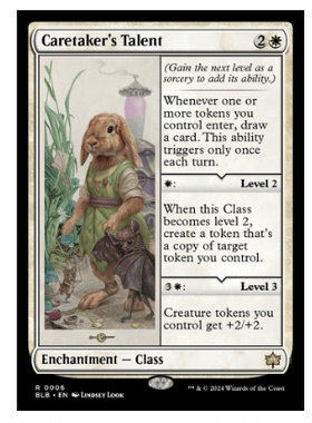 牌客窝 万智牌 照护者才能  Caretaker's Talent  金  白