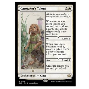 牌客窝 万智牌 照护者才能  Caretaker's Talent  金  白