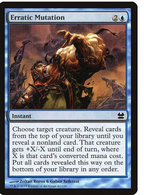 牌客窝 万智牌 遍历蜉蝣 Errant Ephemeron 铁 蓝