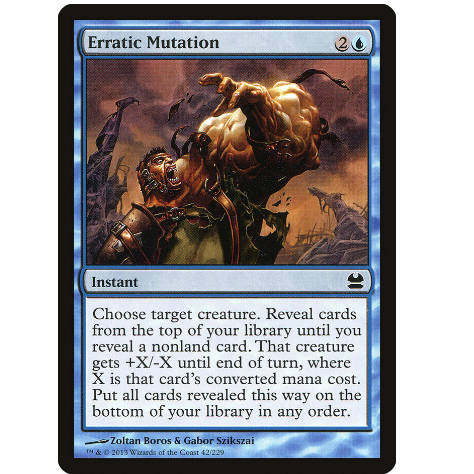 牌客窝 万智牌 遍历蜉蝣 Errant Ephemeron 铁 蓝