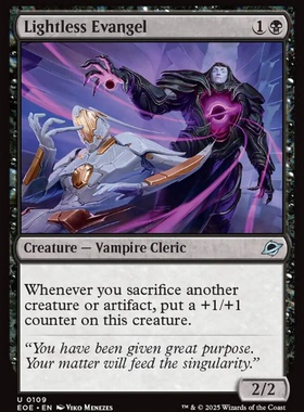 牌客窝 万智牌  隐光福音师 Lightless Evangel 银  黑色