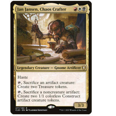 万智牌 混沌械匠姚恩姚森 Jan Jansen, Chaos Crafter 金 多色