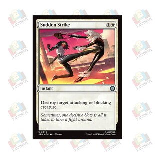 牌客窝 万智牌 意外一击 Sudden Strike 银 白 闪