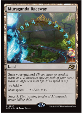 牌客窝 万智牌  莫甘达赛道 Muraganda Raceway 金 地 闪