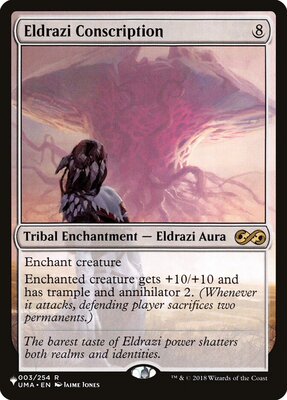 牌客窝 万智牌   奥札奇征召 Eldrazi Conscription 金 神器