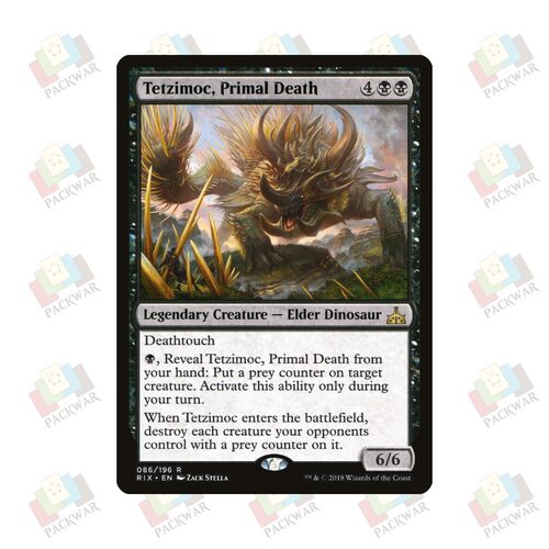 牌客窝 万智牌 始亡帝兹默 Tetzimoc, Primal Death 金 黑 闪