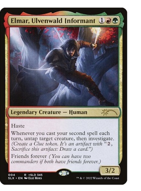 牌客窝 万智牌 多重宇宙入侵 SLX Elmar, Ulvenwald Informant 金