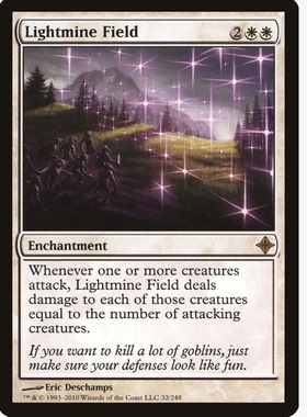 牌客窝 万智牌   光雷区 Lightmine Field 金 白色