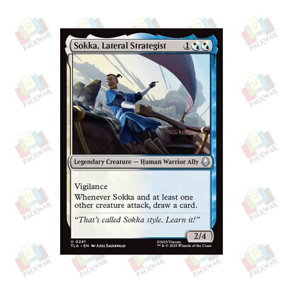 牌客窝 万智牌 多面策士索卡 Sokka Lateral Strategist  银 多色